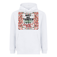 White sweet but twisted does that make me a candy cane Heavyweight Hoodie - MaliasSmallBusiness