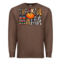 Chestnut Thankful Mama Premium Sweatshirt - MaliasSmallBusiness