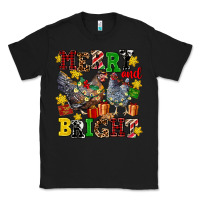 Black chicken merry and bright Classic Tee - AdoDesignShop