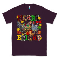 Plum chicken merry and bright Classic Tee - AdoDesignShop
