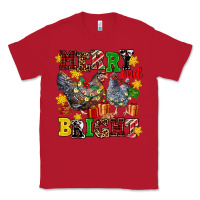 Red chicken merry and bright Classic Tee - AdoDesignShop