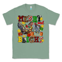 Sage chicken merry and bright Classic Tee - AdoDesignShop