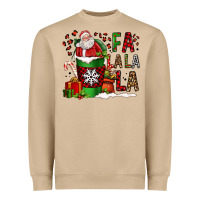 Mushroom fa la la la la christmas santa claus coffee cup Heavyweight Sweatshirt - FaDigitalArtStudio