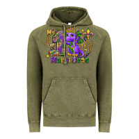 Vintage Olive dragon my first mardi gras Vintage Hoodie - FaDigitalArtStudio