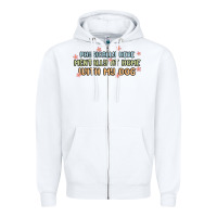 White physically here mentally at home with my dog Zipper Hoodie - MaliasSmallBusiness