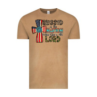 Vintage Camel blessed İs the nation whose god is the lord Vintage Tee - CowhideDigitalArt