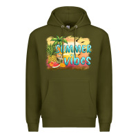 Summer Vibes Sunset And Fruits Premium Hoodie | Teevron