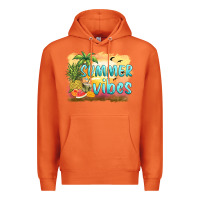 Carrot summer vibes sunset and fruits Premium Hoodie - BarkalooDesign