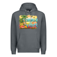 Rock summer vibes sunset and fruits Premium Hoodie - BarkalooDesign