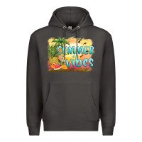 Smoke summer vibes sunset and fruits Premium Hoodie - BarkalooDesign