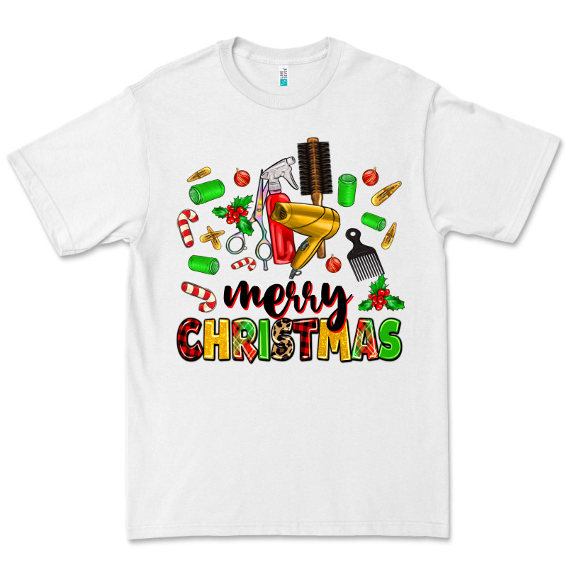 Merry Christmas Hair Premium Tee by MaliasSmallBusiness | Teevron
