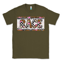 Army Green race license plate Classic Tee - Artiststas