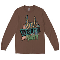 Chestnut death of the party white Long Sleeve Tee - JahusDesignShop