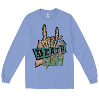 Death Of The Party White Long Sleeve Tee | Teevron