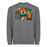 Storm western Truck with gnomes Heavyweight Sweatshirt - HRA Design Shop