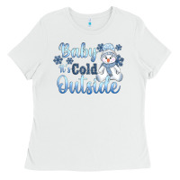 White baby it's cold outside Ladies Tee - AdoDesignShop