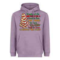 Lavender sketchy stuff for some christmas tree cakes Heavyweight Hoodie - MaliasSmallBusiness