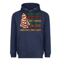 Navy sketchy stuff for some christmas tree cakes Heavyweight Hoodie - MaliasSmallBusiness