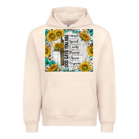 Sandshell god says you are with sunflower Urban Hoodie - TumblerDesignByShophia