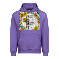 Tulip god says you are with sunflower Urban Hoodie - TumblerDesignByShophia