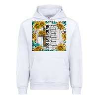 White god says you are with sunflower Urban Hoodie - TumblerDesignByShophia