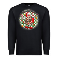 Black boojee christmas cake with belt bag Premium Sweatshirt - MaliasSmallBusiness