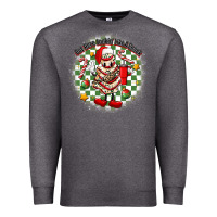Charcoal Heather boojee christmas cake with belt bag Premium Sweatshirt - MaliasSmallBusiness