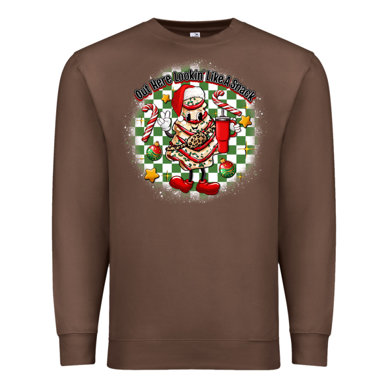 Boojee Christmas Cake With Belt Bag Premium Sweatshirt by MaliasSmallBusiness | Teevron