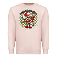 Pale Pink boojee christmas cake with belt bag Premium Sweatshirt - MaliasSmallBusiness