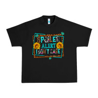 Black spoiler alert i dont care Urban Heavy Tee - AdoDesignShop