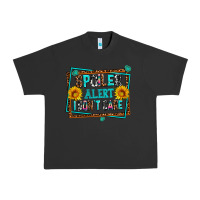 Pigment Black spoiler alert i dont care Urban Heavy Tee - AdoDesignShop