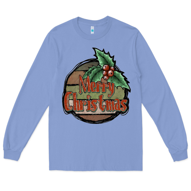 Merry Christmas Long Sleeve Tee by JahusDesignShop | Teevron