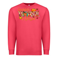 Cardinal grateful thankful and blessed Premium Sweatshirt - MaliasSmallBusiness