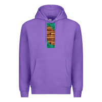 Purple western tooled leather sunflower turquoise gemstone pen wrap 1 Premium Hoodie - Jasminsmagicworld