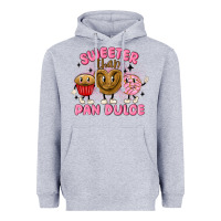 Heather Grey sweeter than pan dulce Heavyweight Hoodie - MaliasSmallBusiness