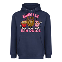 Navy sweeter than pan dulce Heavyweight Hoodie - MaliasSmallBusiness