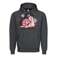 Smoke snail progress is stil progress Zipper Hoodie - MaliasSmallBusiness