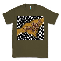 Army Green racing glitter leopard Classic Tee - JahusDesignShop