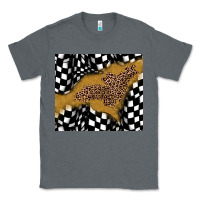 Charcoal Heather racing glitter leopard Classic Tee - JahusDesignShop