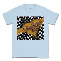 Dusty Blue racing glitter leopard Classic Tee - JahusDesignShop
