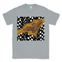 Heather Grey racing glitter leopard Classic Tee - JahusDesignShop
