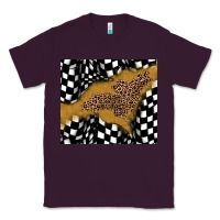 Plum racing glitter leopard Classic Tee - JahusDesignShop