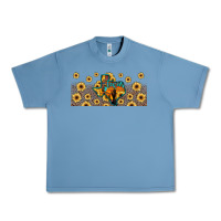 Pebble Blue texas map Urban Heavy Tee - JahusDesignShop