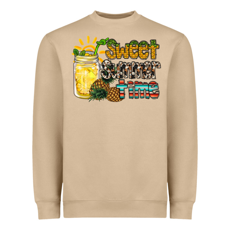 Sweet Summer Time Pineapple Heavyweight Sweatshirt by RacoonDesign | Teevron