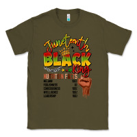 Army Green juneteenth black king Classic Tee - LillyAllenDesigns