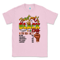 Bubblegum Pink juneteenth black king Classic Tee - LillyAllenDesigns