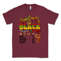 Burgundy juneteenth black king Classic Tee - LillyAllenDesigns