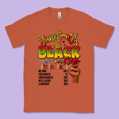 Juneteenth Black King Classic Tee Designed By Lillyallendesigns