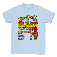 Dusty Blue juneteenth black king Classic Tee - LillyAllenDesigns