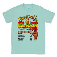 Seafoam juneteenth black king Classic Tee - LillyAllenDesigns